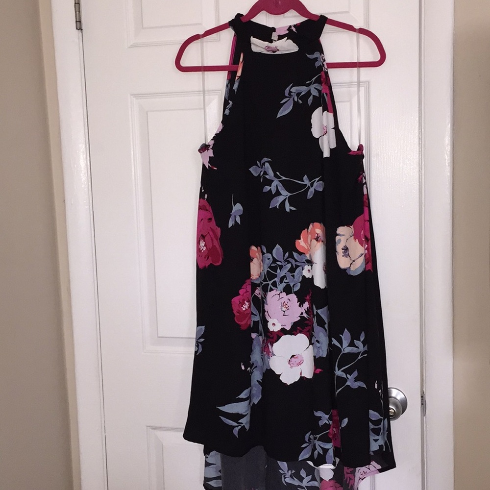 Flower print dress